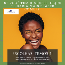 O açúcar na comida do diabético